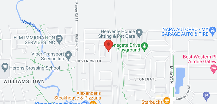 map of 130 Silver Springs Way NW